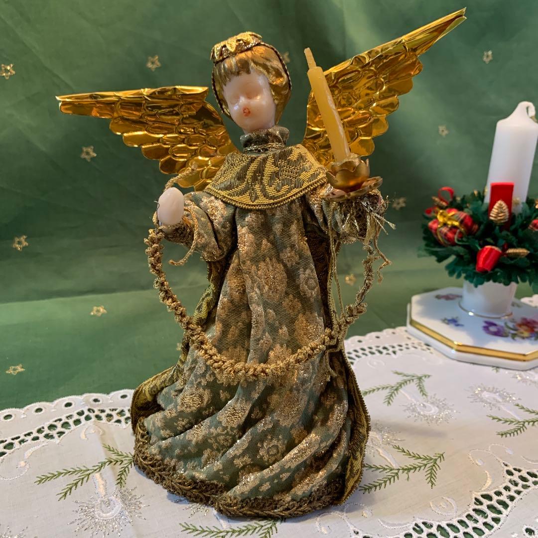 西ドイツ製　レア・ビンテージのkoestel社の蝋燭を持つ天使！可愛い！