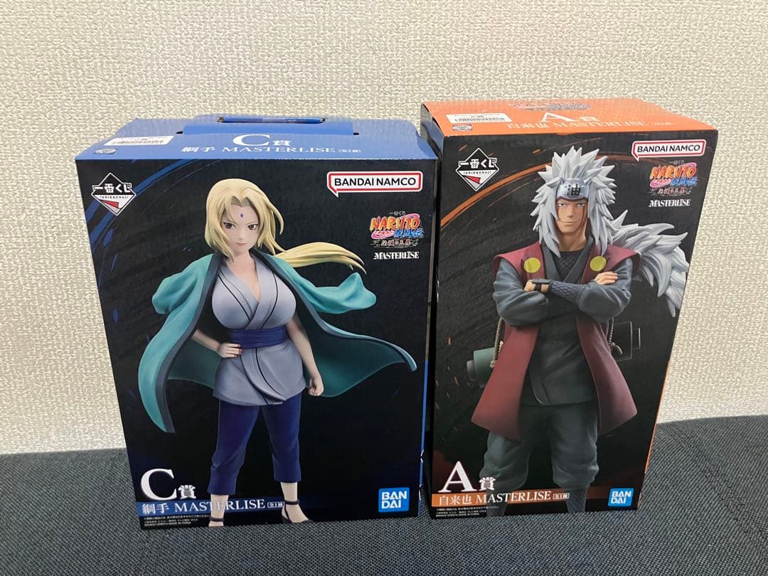 一番くじ　伝説の三忍　NARUTO MASTERLISE 自来也　綱手