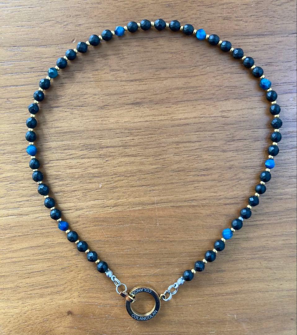 コランコランＦＯＲＣＥ５（フォースファイブ）　６mm角ブルータイガーアイ