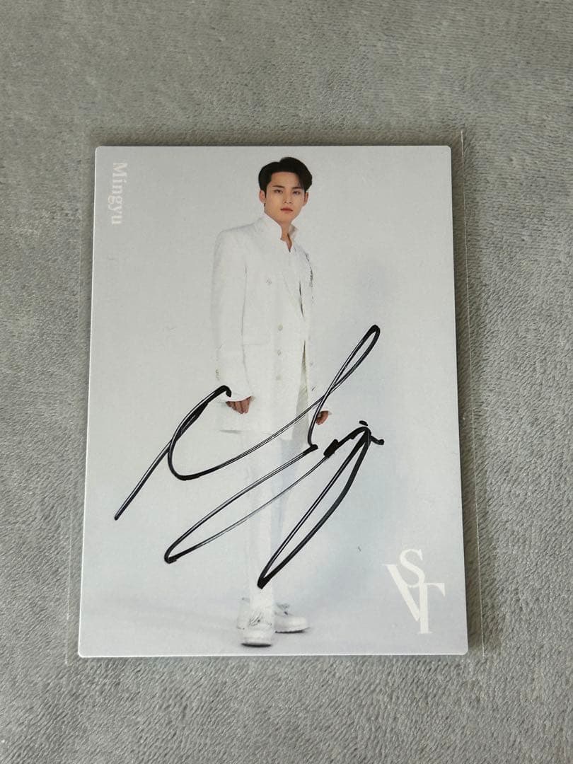 SEVENTEEN ミンギュ 直筆サイン トレカ