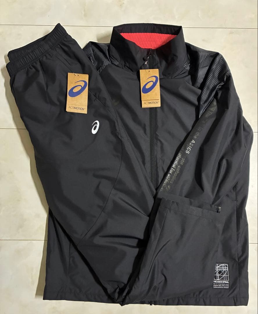 か*ん様 【新品】ASICS/裏トリコットグラフィックウインドブレーカージャケッ