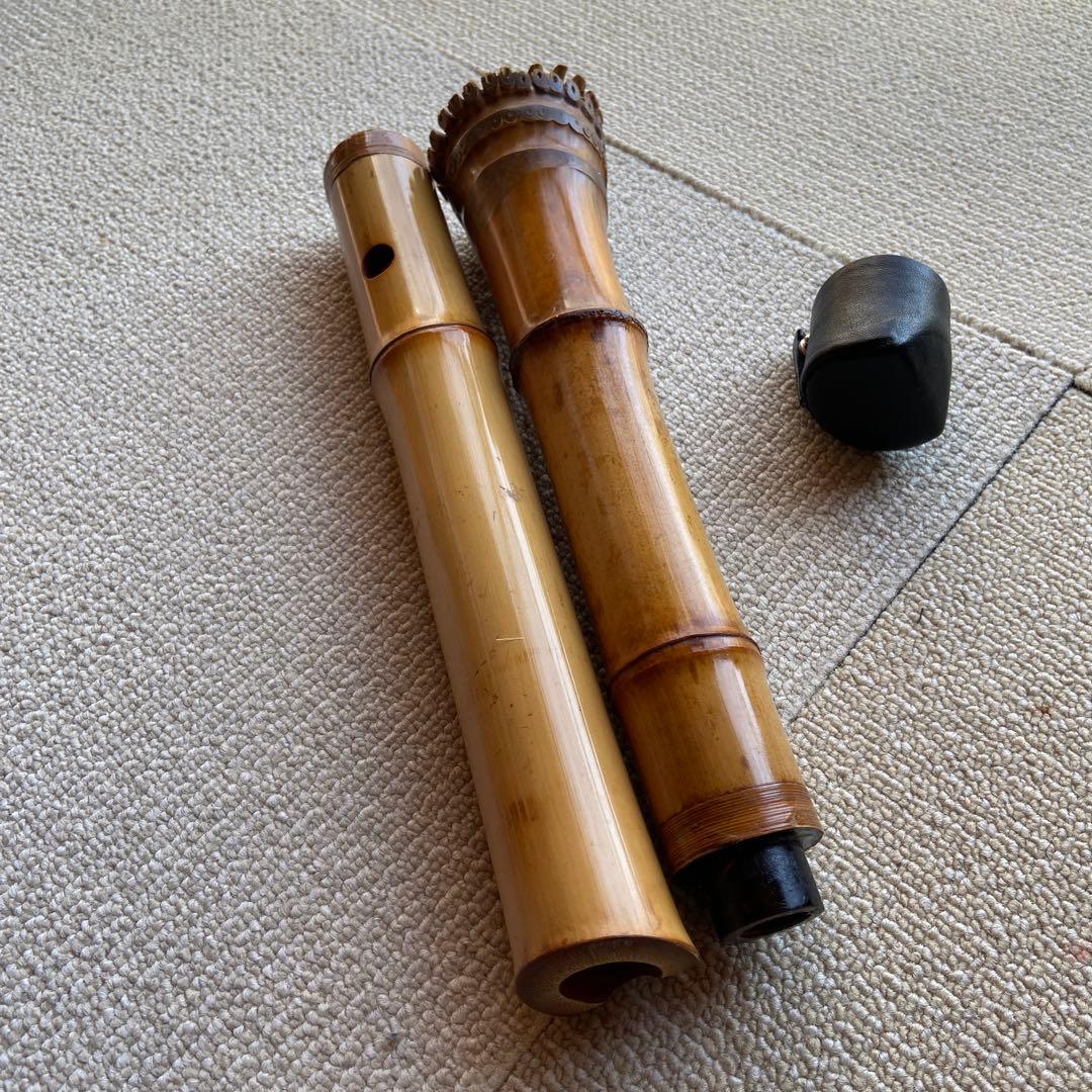 198 尺八 一尺七寸管 古京銘 名管 - メルカリ