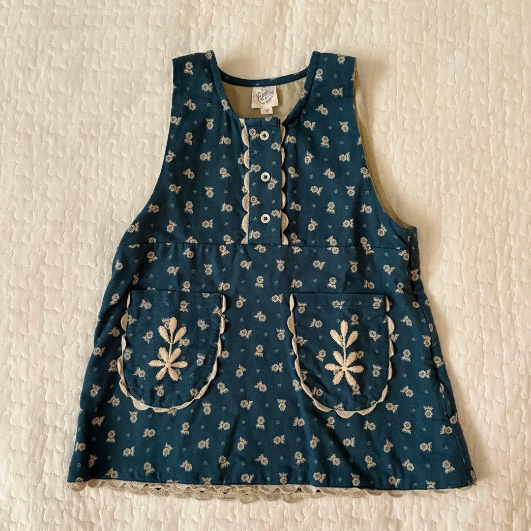 Apolina kidsジャンバースカート 2-3y