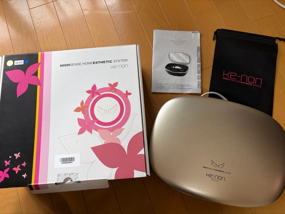ケノン 脱毛器 ver.8.6 シャンパンゴールド