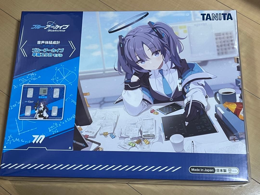 ブルーアーカイブ　タニタ　体組成計　早瀬ユウカモデル 受注生産商品】音声体組成計 BC-203-BA ブルーアーカイブ早瀬ユウカ