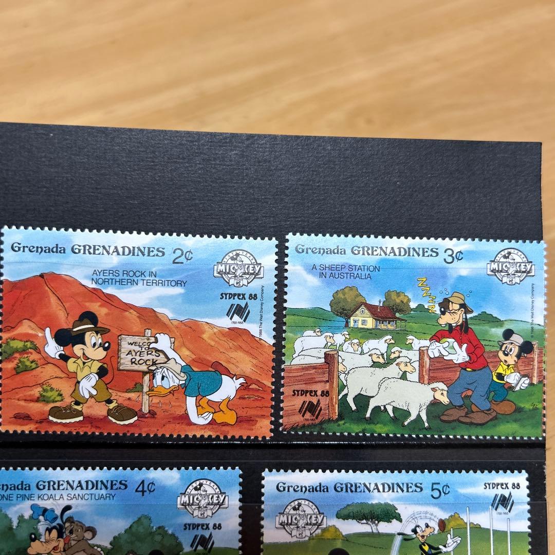 Disney ディズニー 切手 海外 アメリカ ドル - メルカリ