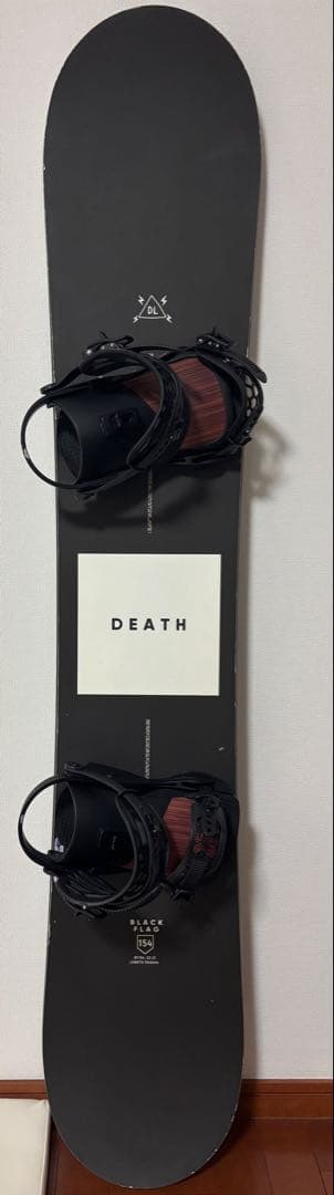 DEATH LABEL BLACK FLAG板154 UNIONビンディング付き