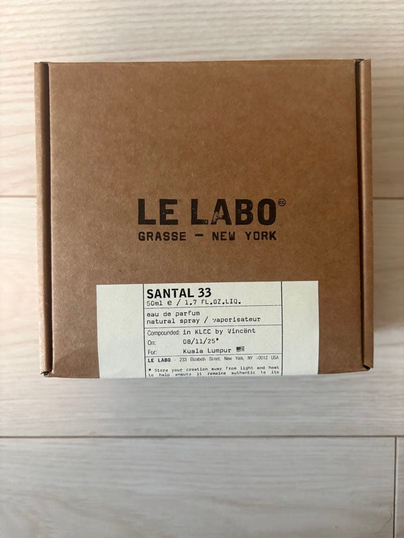 香水(ユニセックス) LE LABO SANTAL33 50ml
