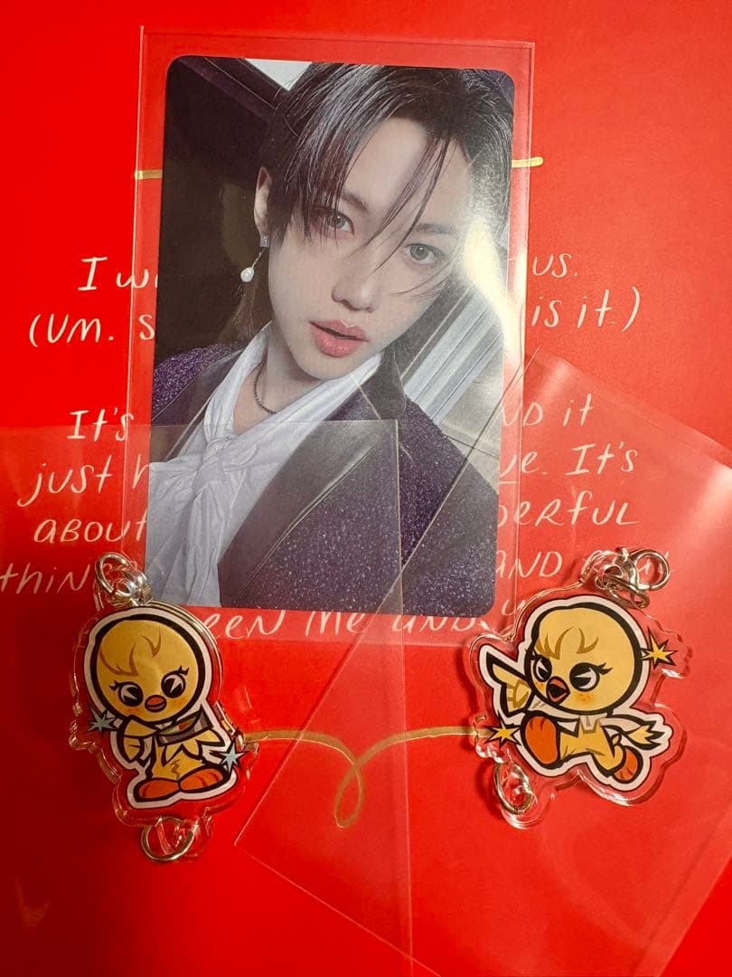 フィリックス ポガリ 展覧会特典 スキズ 連結アクリルキーホルダー