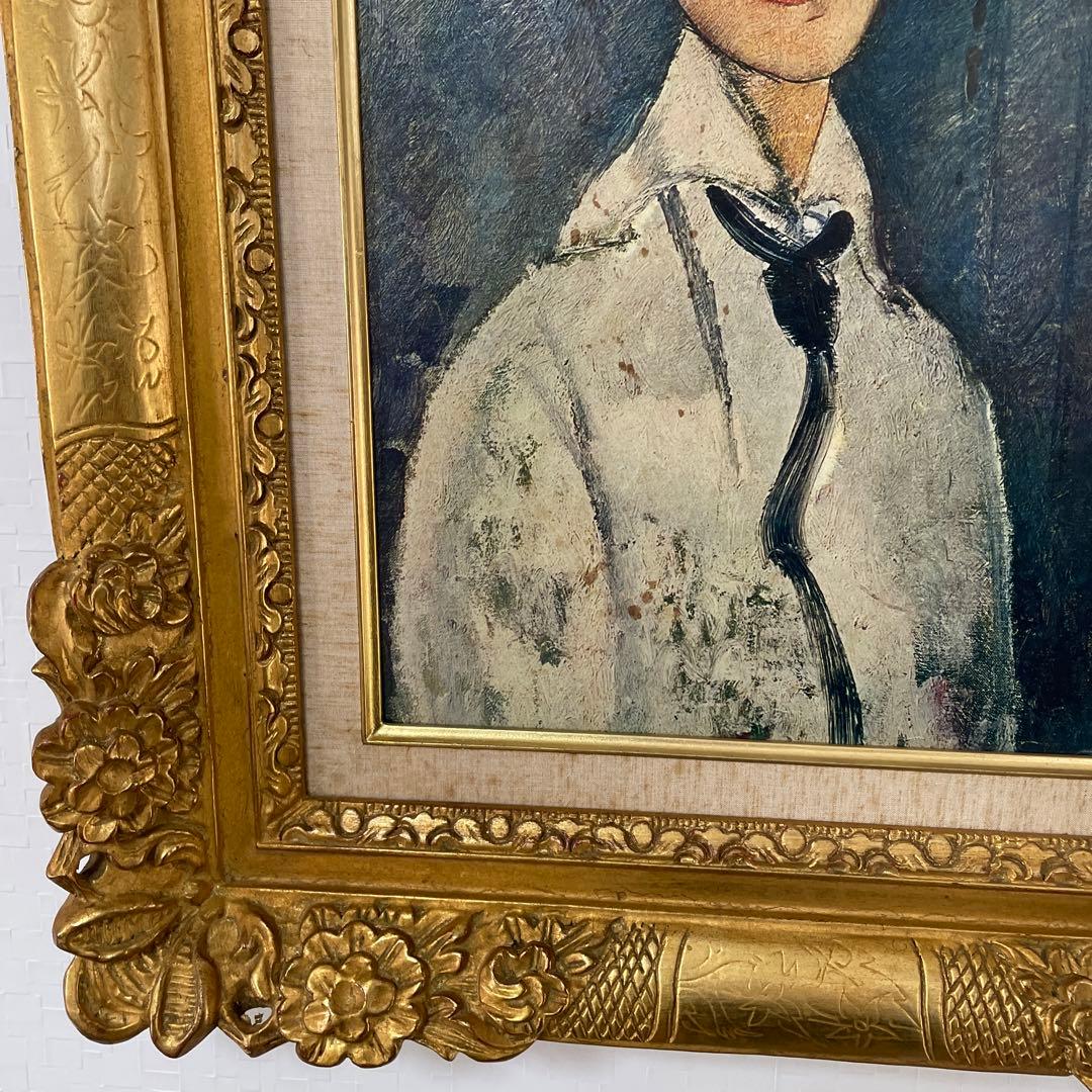 モディリアーニ 黒いネクタイの女」複製画 - メルカリ