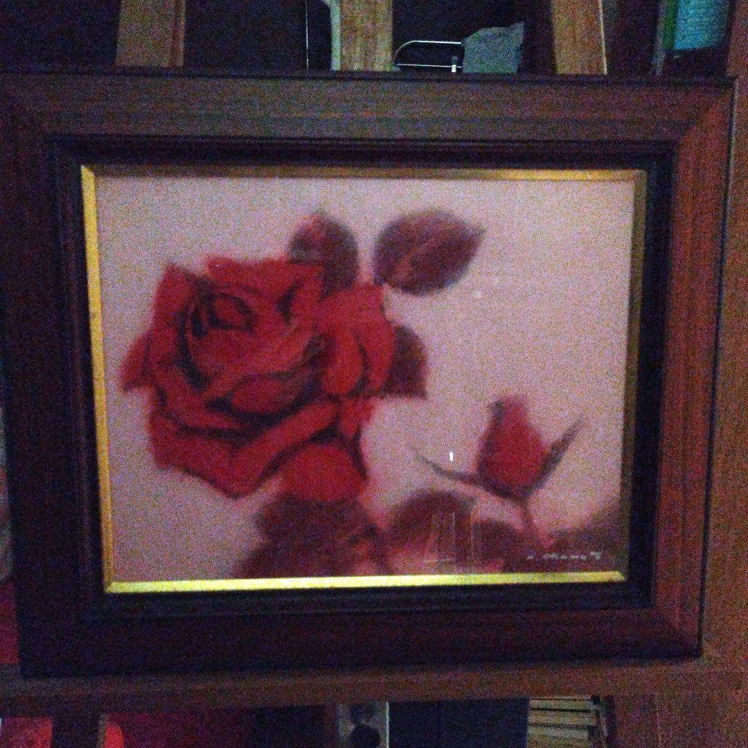 花*歳様 油絵　赤いばら　岡本半三　F6号 Artcollectors（アートコレクターズ）のバックナンバー (10ページ目 15
