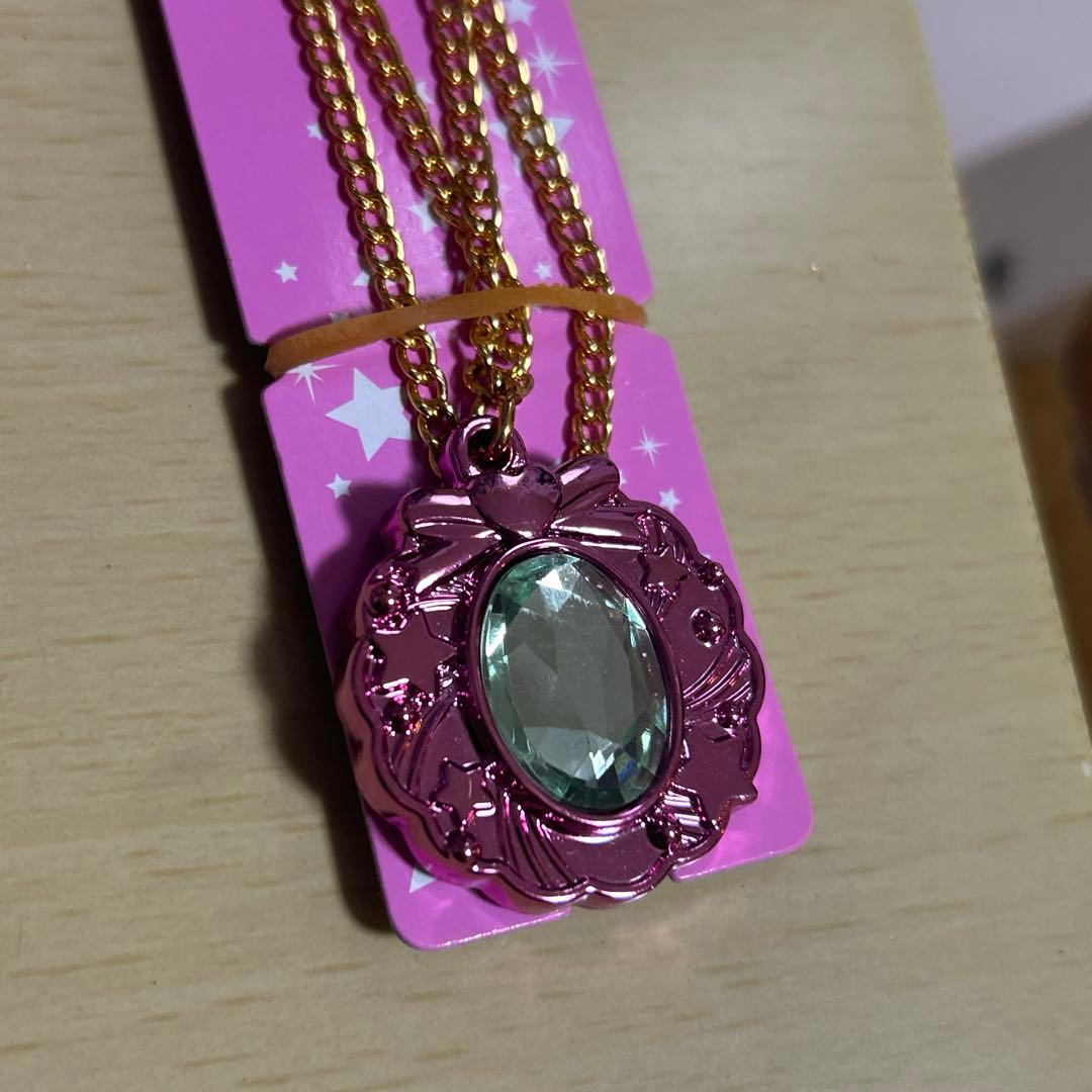 セボンスター　過去物　宝石緑　ピンクメッキ　平成レトロ