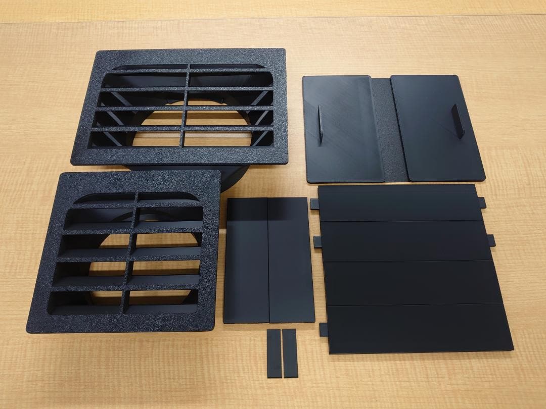 EENOUR ＆ ECOFLOW WAVE3用　防雨フード付ガラリキット