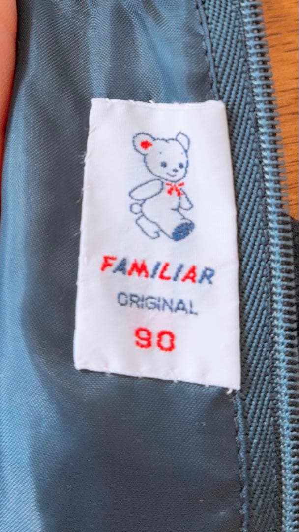 ファミリアfamiliar 半袖ワンピース（ネイビー） - メルカリ
