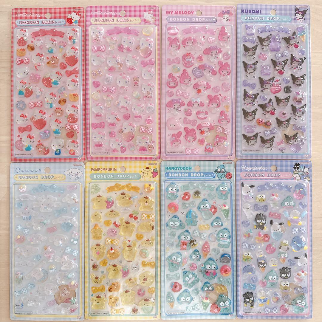 正規品　ボンボンドロップシール　サンリオ第二弾　コンプリートセット