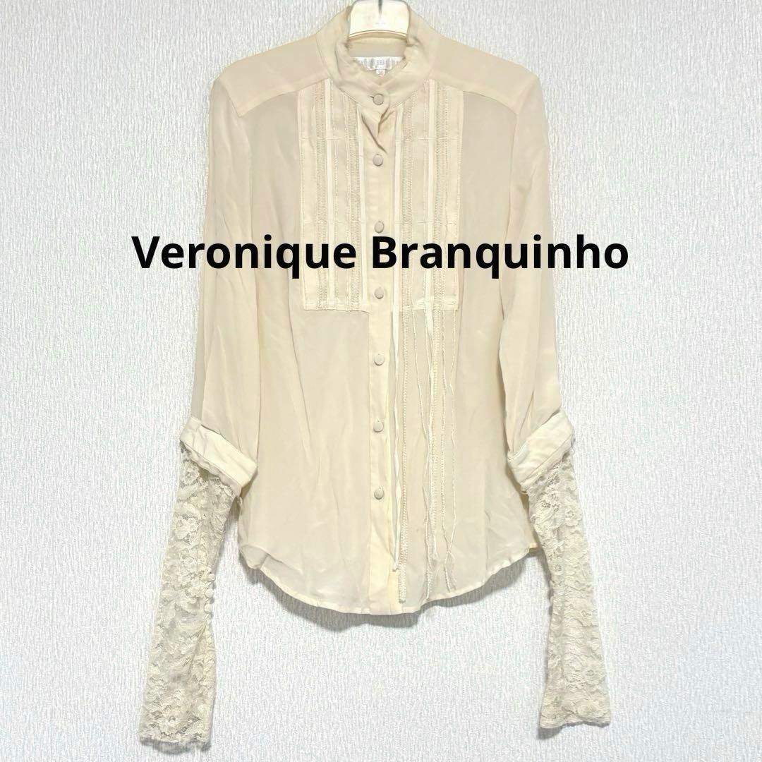 ヴェロニクブランキーノ ブラウス レース トップス アイボリー
