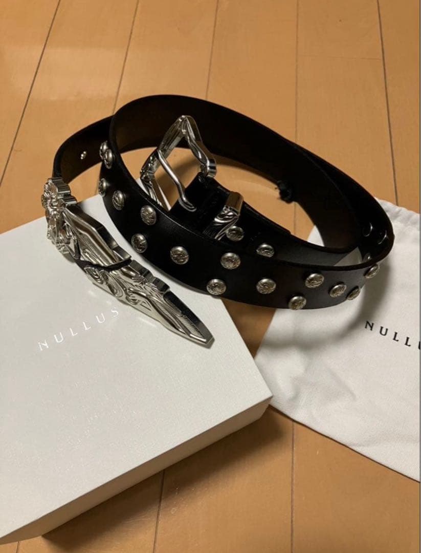 希少 訳有 NULLUS FRACTURED SWORD BELT スタッズ - メルカリ