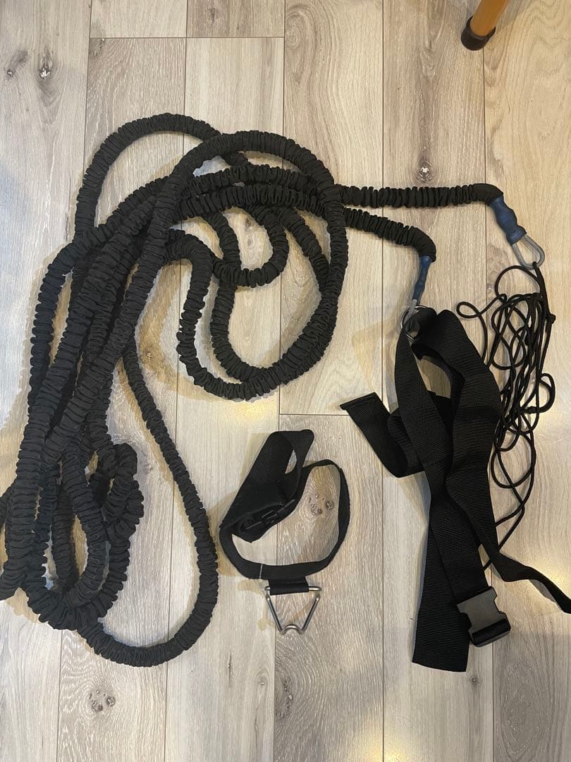 トレーニングチューブ ブラック ハンドル付き