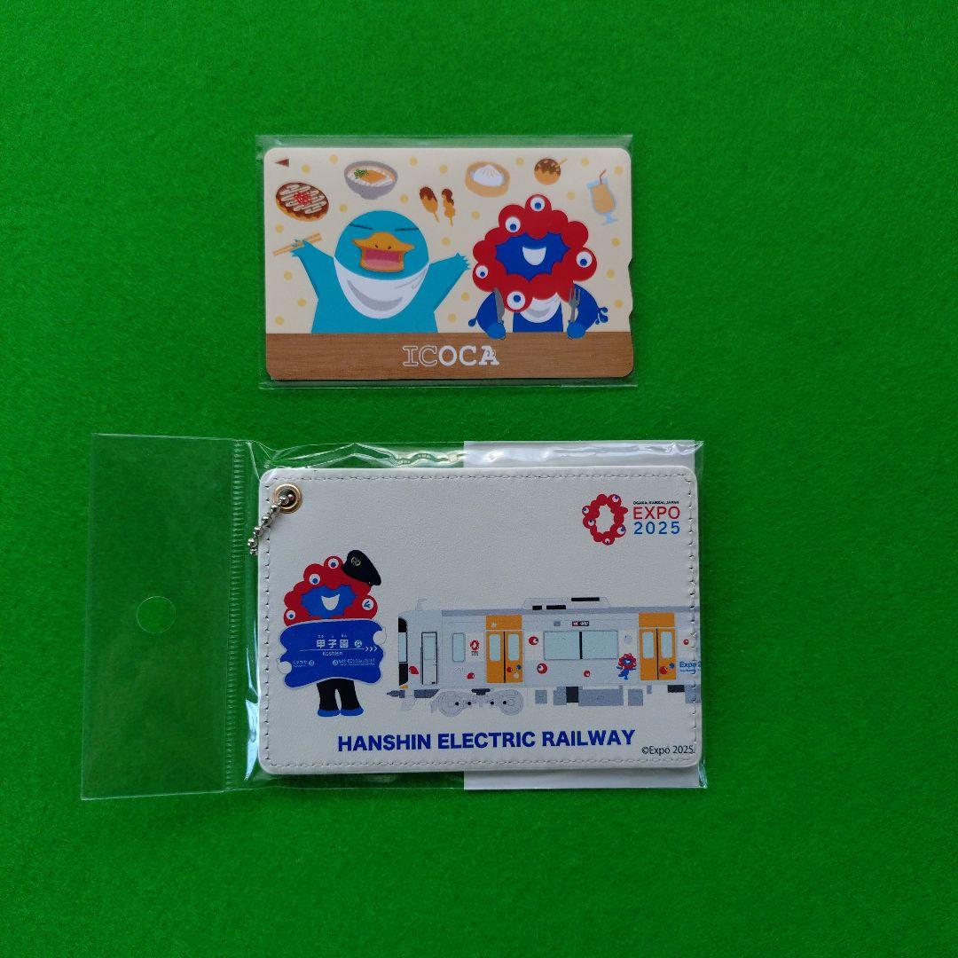 大阪・関西万博記念ICOCA＆ミャクミャクto阪神電車パスケースセット
