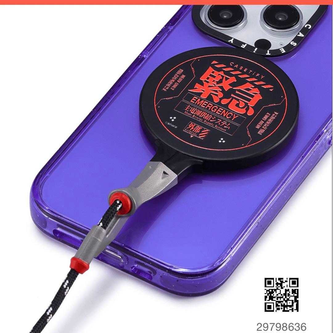 アンビリカルケーブル マグネット式ワイヤレス充電器 エヴァンゲリオン