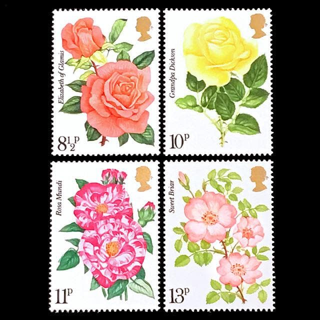k5190 バラの花 イギリス 1976年 外国切手4種 未使用 古切手 - メルカリ