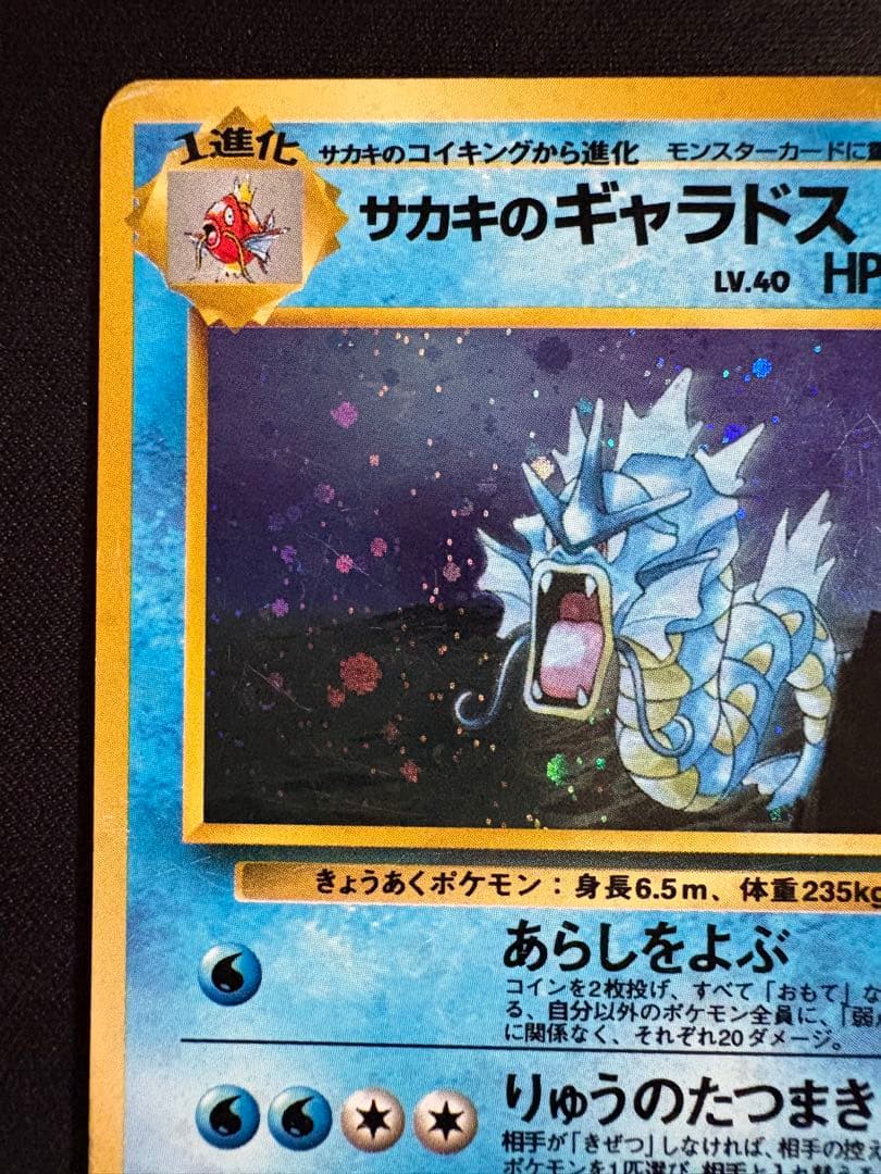 旧裏】サカキのギャラドス LV.40 HP90 ポケモンカード - メルカリ
