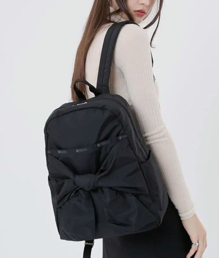 レスポートサック リボンリュック【ブラックボウズ】