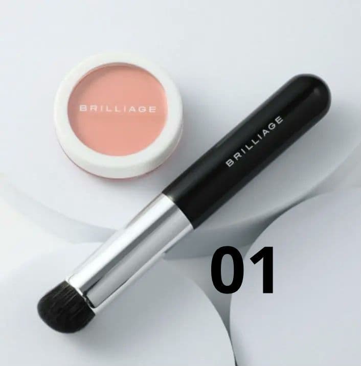 ブリリアージュ カムフラージュコンシーラーチーク#01 ブラシ付き カモフラージュ コンシーラーチーク｜“隠す”ではなく“魅せる”肌へ