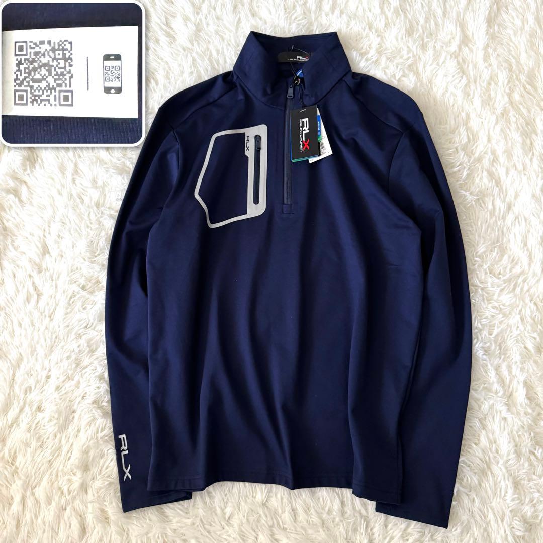 新品タグ付き✨RLX ラルフローレン 現行QR プルオーバー メンズ Mサイズ