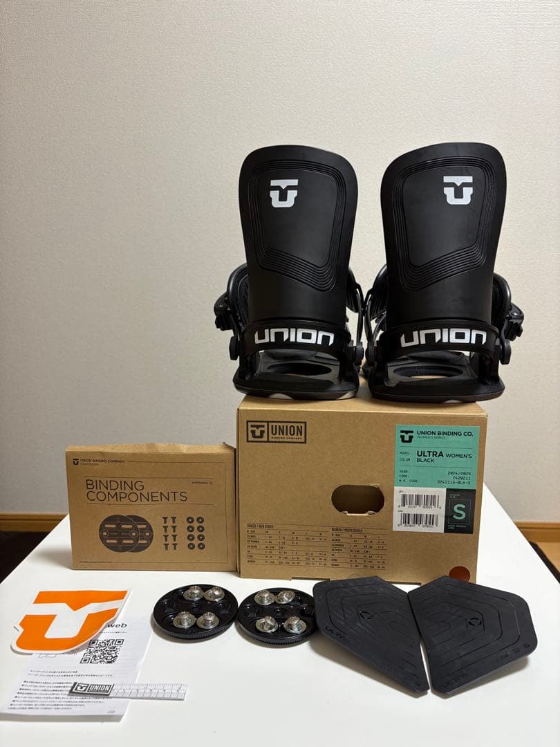 UNION ULTRA 2024-2025 レディースビンディング S ブラック