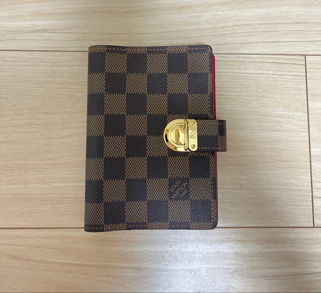 美品 LOUIS VUITTON ルイヴィトン 手帳カバー アジェンダ ダミエ