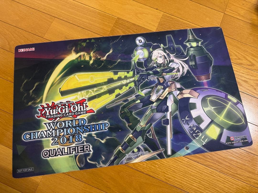 遊戯王 WCS2018 QUALIFIER 韓国 閃刀姫ーハヤテ プレイマット