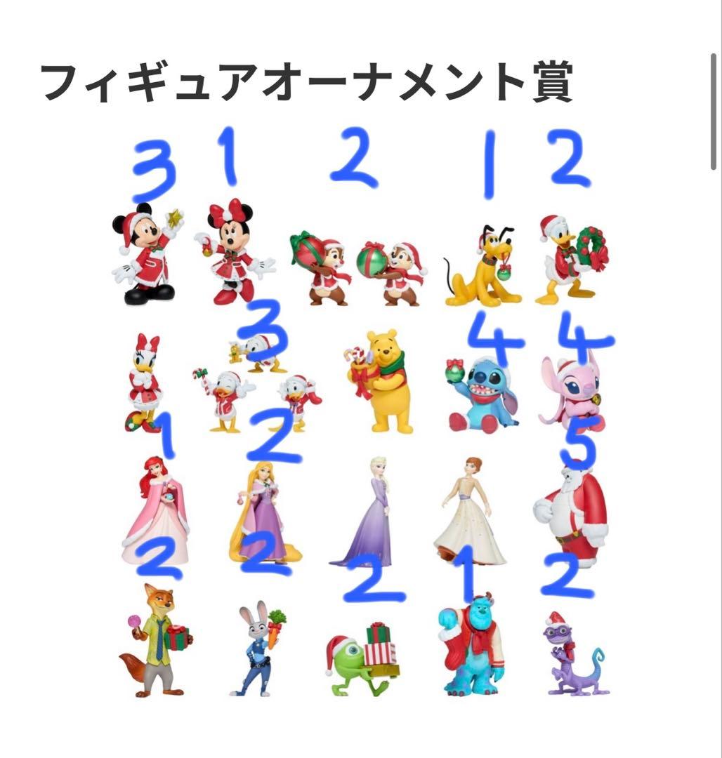 ディズニー クリスマスオーナメント くじ