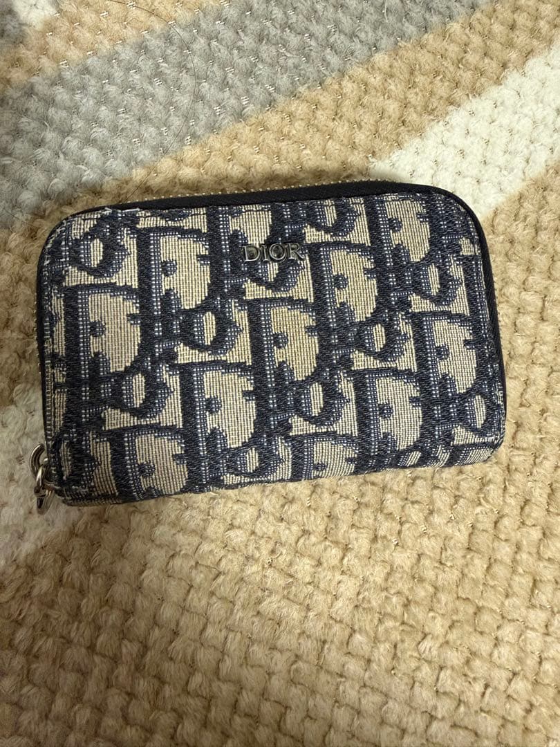 Dior モノグラム コンパクト財布 すぐ届く♪】ディオール ミニ財布 コンパクト 新作 メンズ (Dior