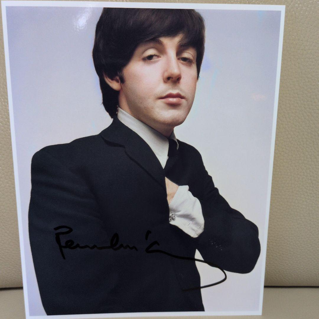 ジ*ジ様 ポールマッカートニー　サイン　写真　元　ビートルズ　直筆
