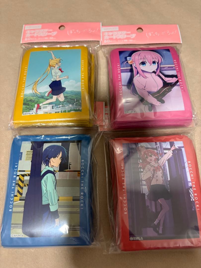 4種セット ぼっちざろっく カードスリーブ