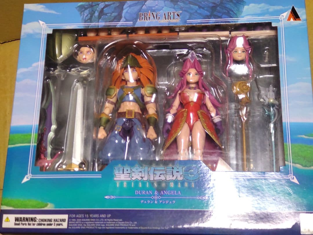ブリングアーツ 聖剣伝説3 デュラン＆アンジェラ 開封済み 痛みあり