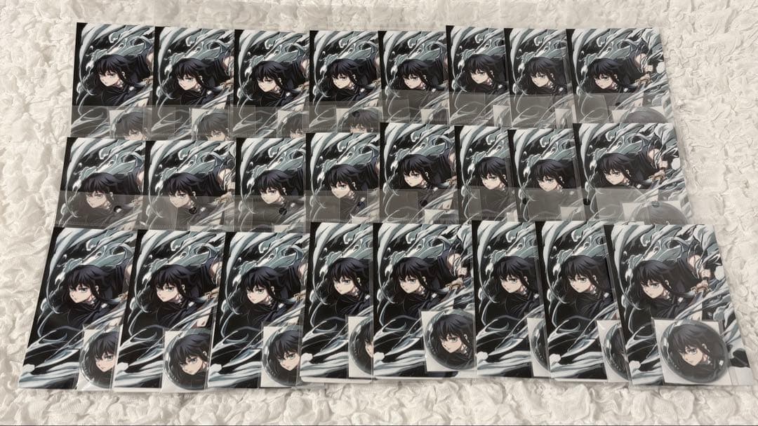 鬼滅の刃 全集中展 缶バッジ&ポストカードセット 時透無一郎 24個セット