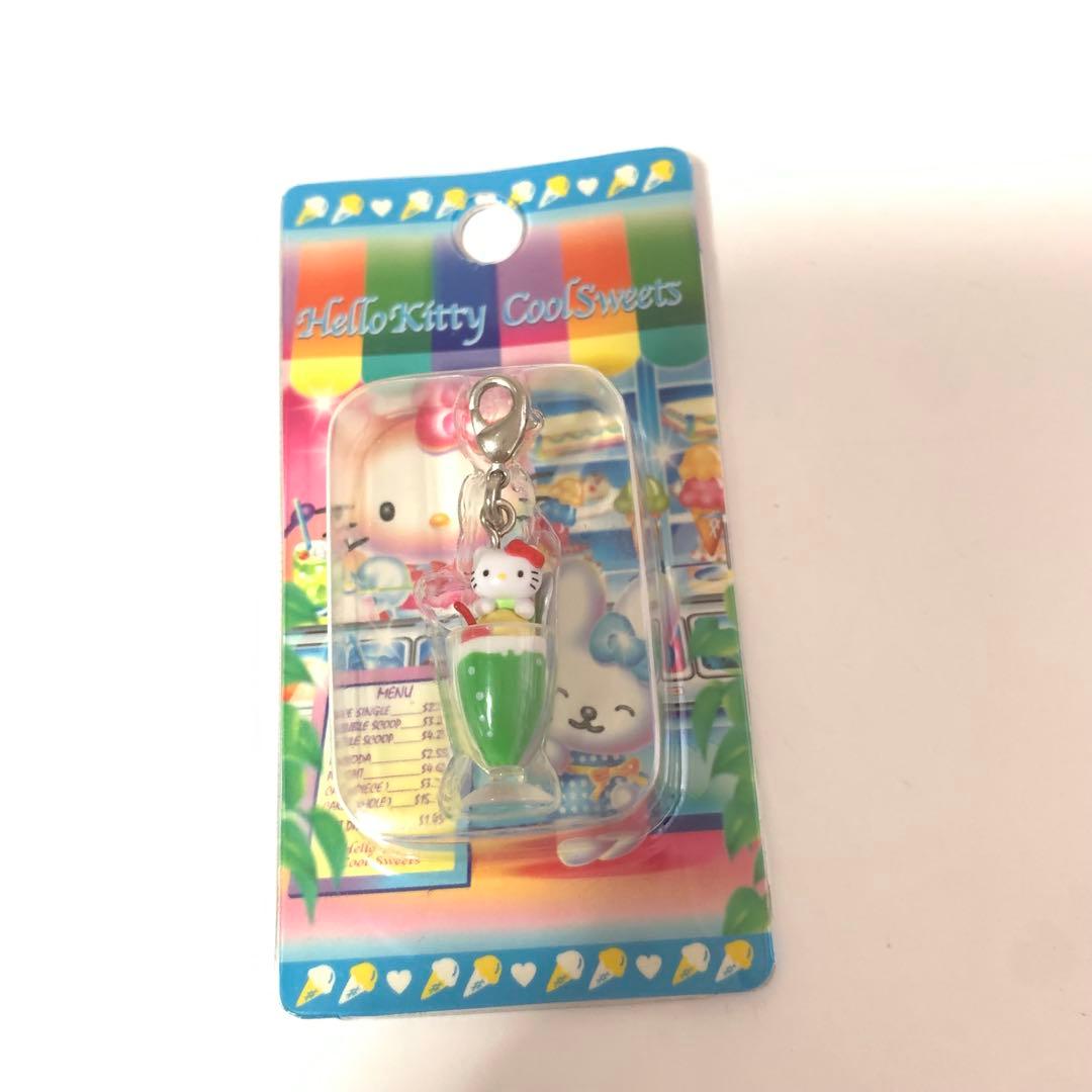 ハローキティ ストラップ クリームソーダ チャーム