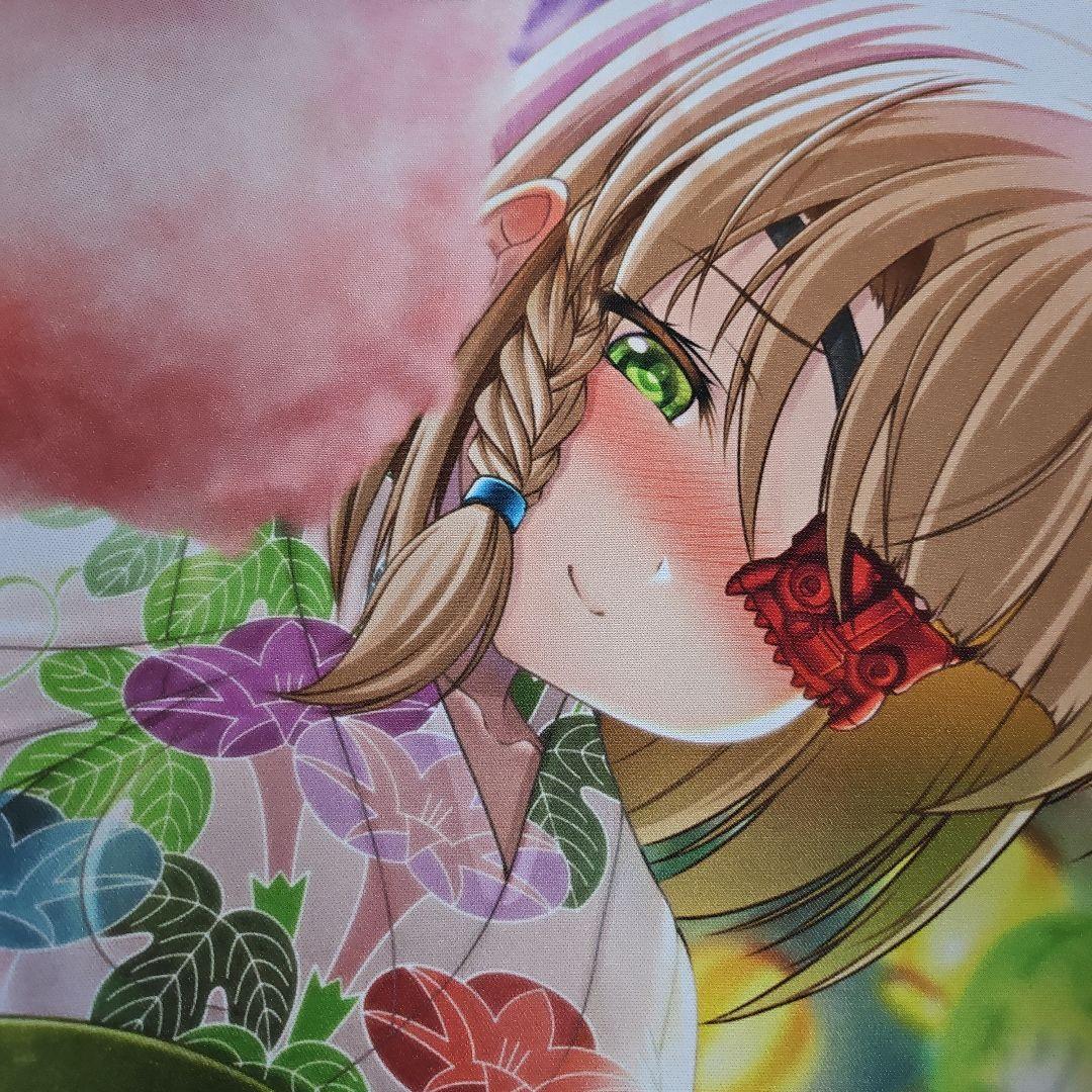 戦国乙女 山本カンスケ ぱちくじ A賞マルチマット + 缶バッジおまけ