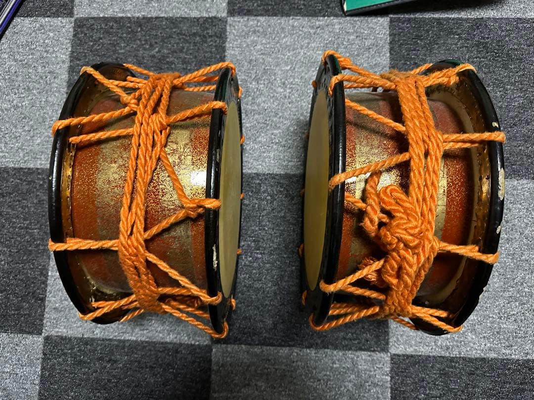 中古　￼囃子　￼太鼓　セット￼￼ ￼￼￼ 和太鼓
