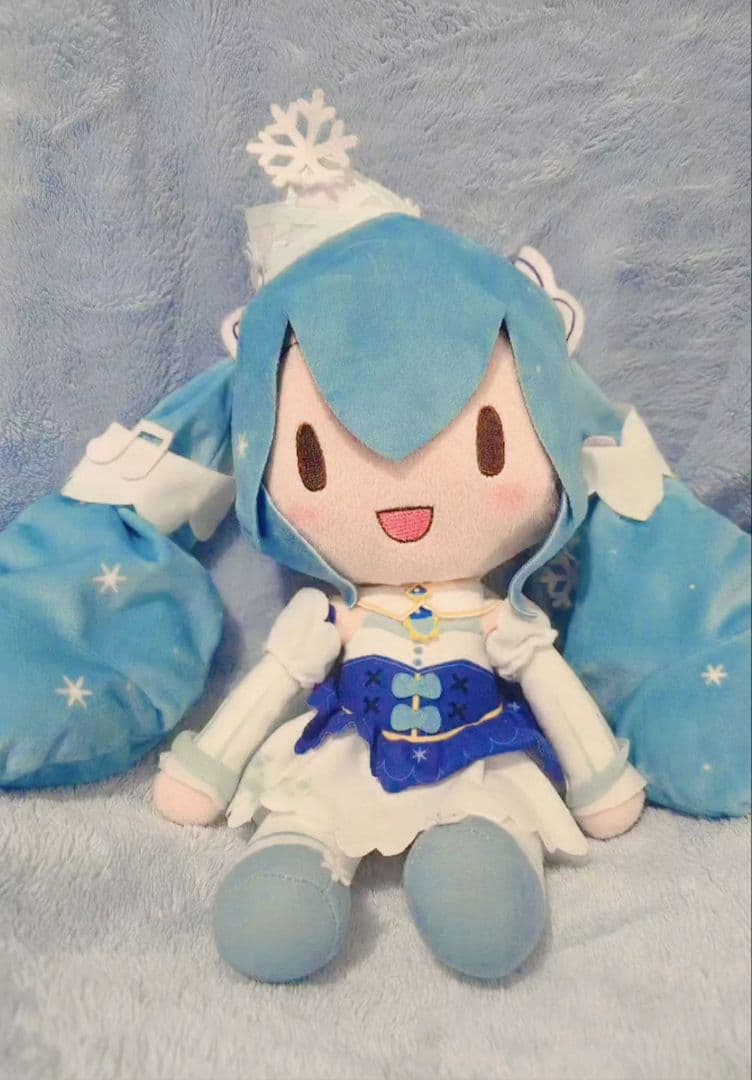 初音ミク ふわぷち ぬいぐるみ スノーミク  miku 2019