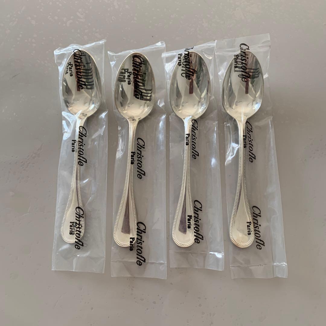クリストフル　パールシリーズ　　スプーン4本