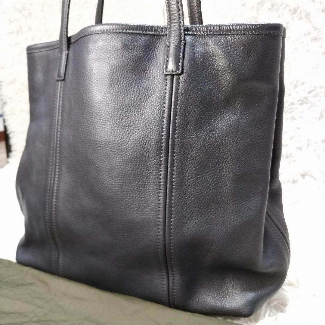 aniary アニアリ トートバッグ　レザー　シボ革　A4サイズ PC可 収納袋