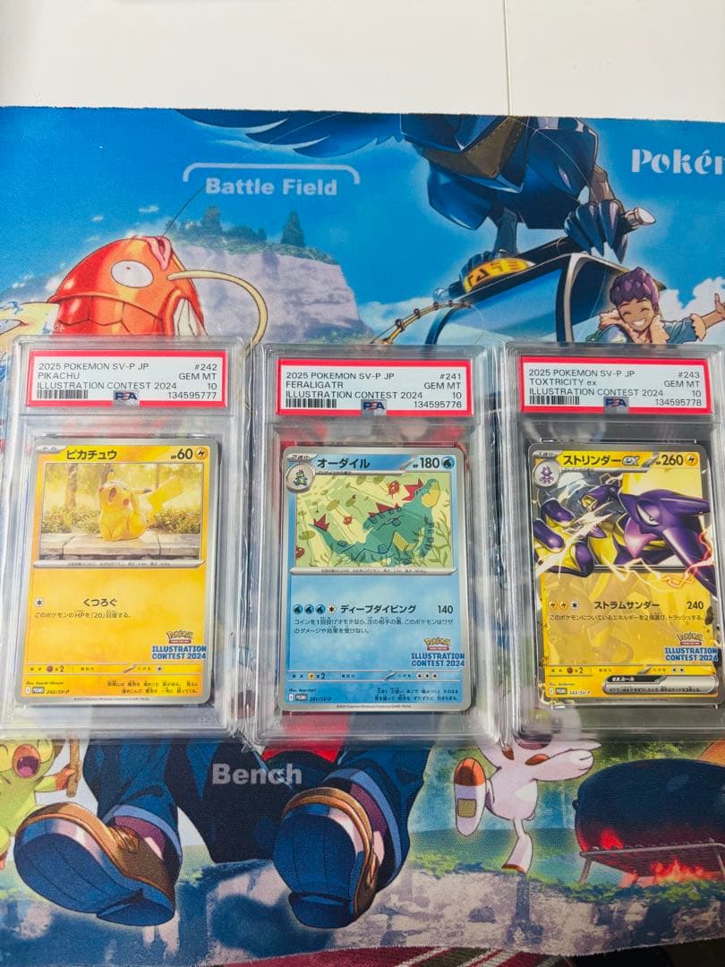 ポケモンカード イラストレーションコンテスト2024 PSA10 3連番 ポケカ