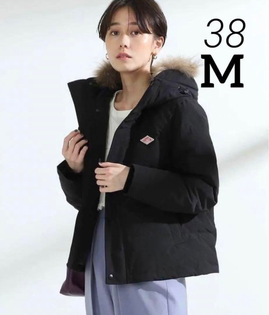 新品 Dantonダントン ショートダウンジャケット ブラック BLAK M