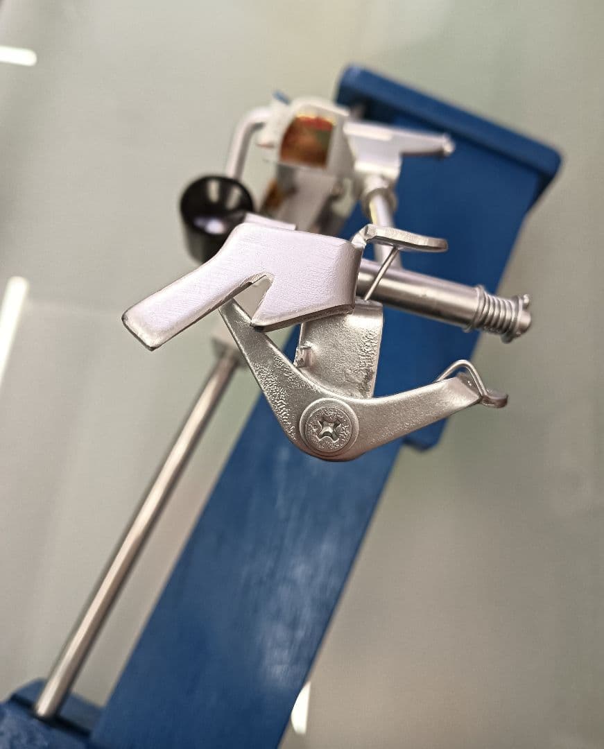 精密鋏研磨機（大熊式研磨機リメイク型）完全調整済スキ鋏付き