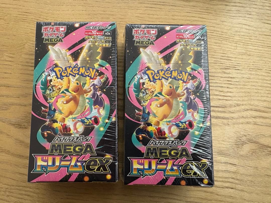 MEGAドリームex シュリンク付き　2box ポケモンカード MEGAドリームex 2BOX シュリンク付き｜Yahoo!フリマ