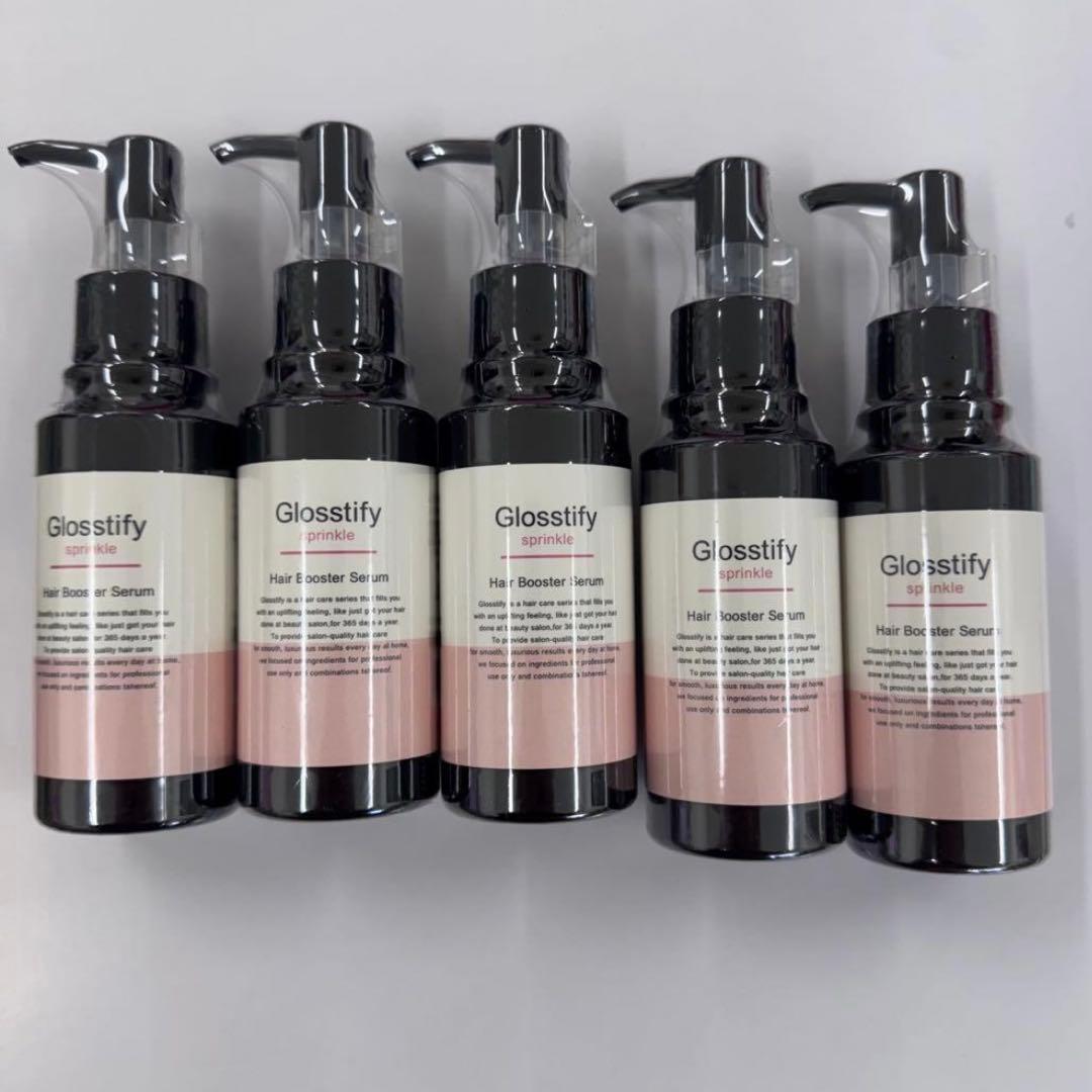 5本　Glosstify グロスティファイ ヘアブースターセラム　１００ｍｌ