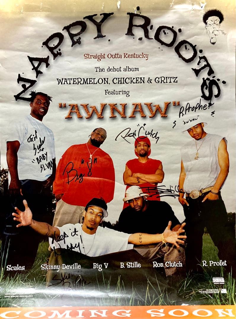 ☆Nappy Roots☆ ポスター　Vintage G-rap Hiphop